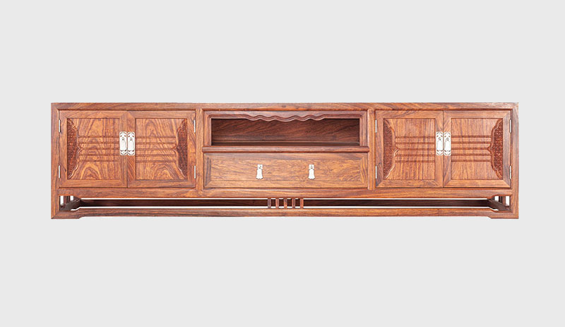 北碚刺猬紫檀电视柜低柜现代中式全实木电视柜客厅高低柜